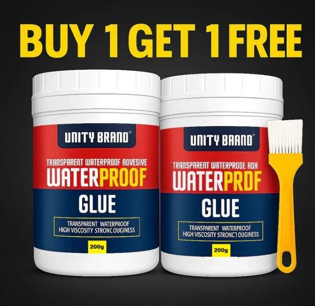 💧 Super Strong Waterproof Glue – All Purpose Adhesive (Buy 1 Get 1 Free) 1