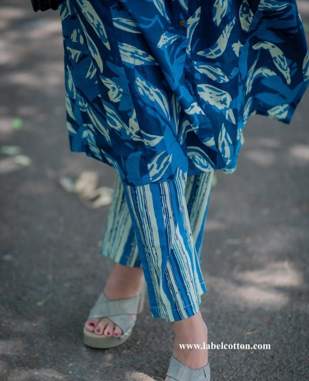 🌧️✨ Premium Indigo Handblock Printed Cotton Co-Ord Set | Stylish Monsoon Essential | Free Shipping! 👸💙